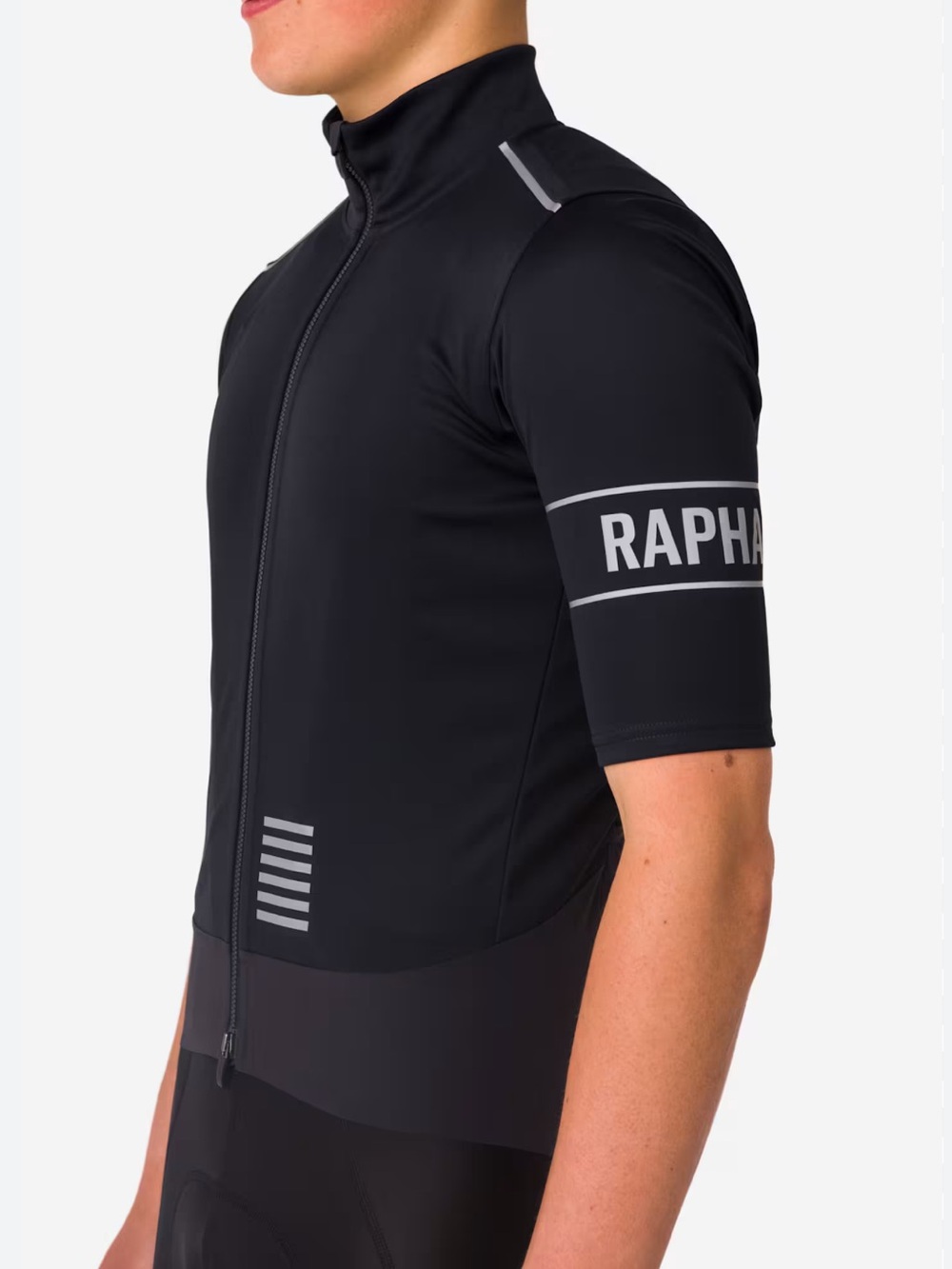 Rapha Men’s Pro Team Infinium Jersey GORE-TEX Windstopper Black Size Small